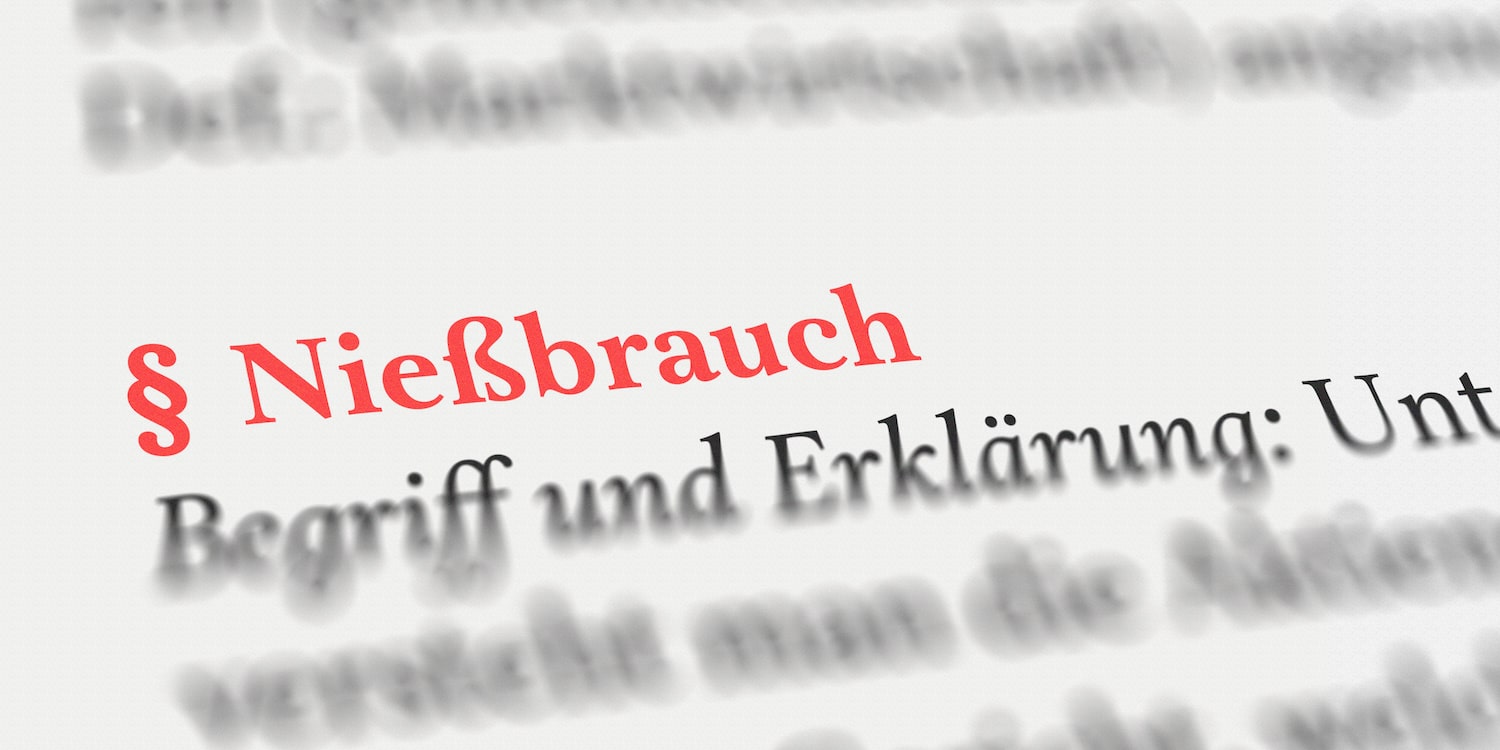 Was ist Nießbrauchrecht?